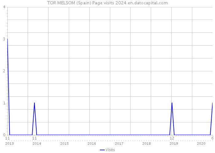 TOR MELSOM (Spain) Page visits 2024 