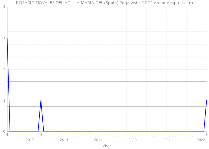 ROSARIO NOVALES DEL AGUILA MARIA DEL (Spain) Page visits 2024 