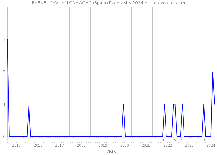 RAFAEL GAVILAN CAMACHO (Spain) Page visits 2024 