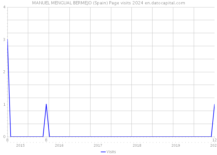 MANUEL MENGUAL BERMEJO (Spain) Page visits 2024 