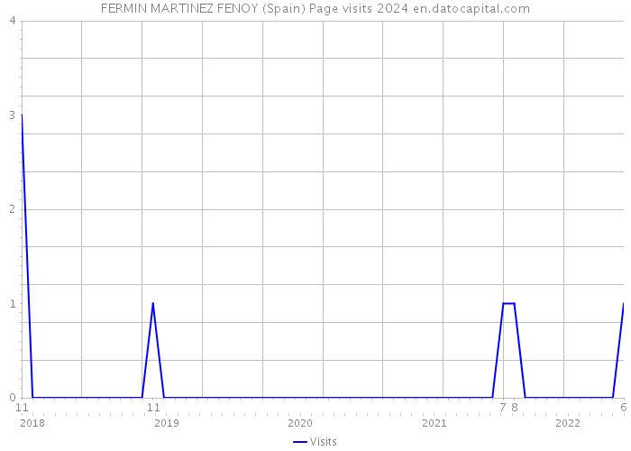 FERMIN MARTINEZ FENOY (Spain) Page visits 2024 