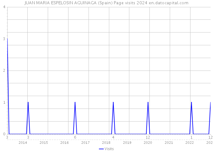 JUAN MARIA ESPELOSIN AGUINAGA (Spain) Page visits 2024 