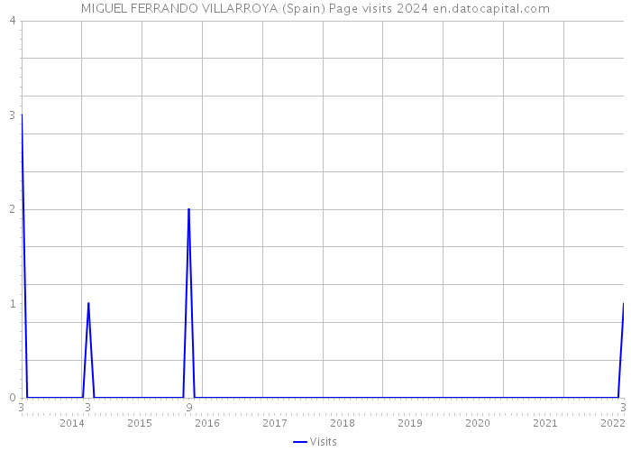 MIGUEL FERRANDO VILLARROYA (Spain) Page visits 2024 