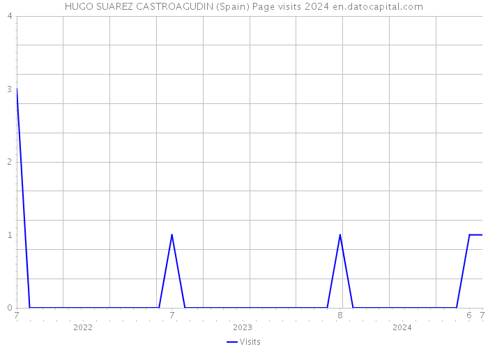 HUGO SUAREZ CASTROAGUDIN (Spain) Page visits 2024 