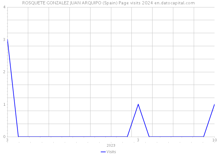 ROSQUETE GONZALEZ JUAN ARQUIPO (Spain) Page visits 2024 