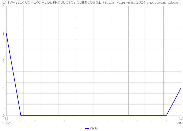 ENTWASSER COMERCIAL DE PRODUCTOS QUIMICOS S.L. (Spain) Page visits 2024 