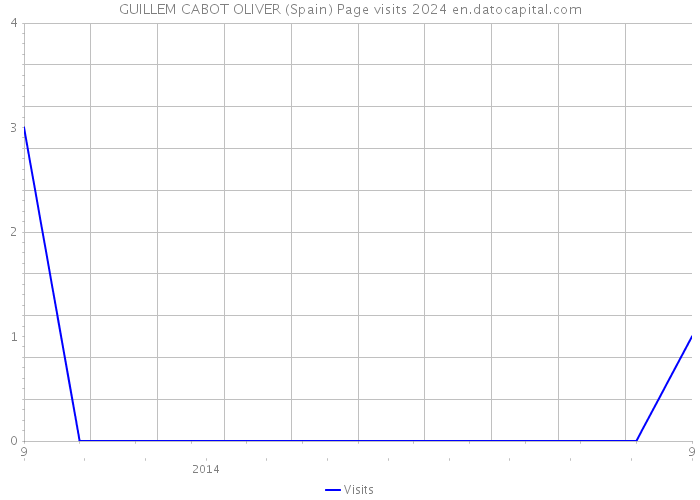 GUILLEM CABOT OLIVER (Spain) Page visits 2024 