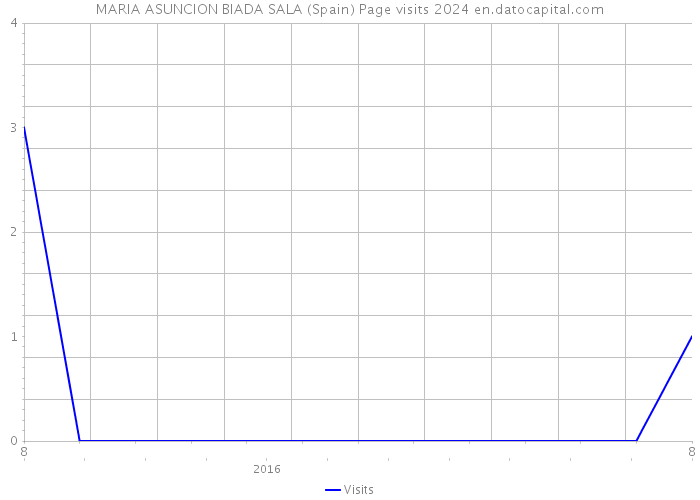 MARIA ASUNCION BIADA SALA (Spain) Page visits 2024 