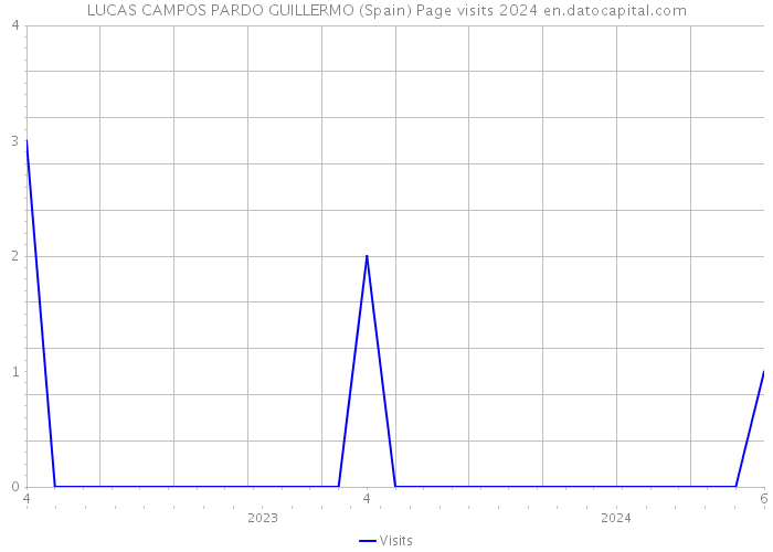 LUCAS CAMPOS PARDO GUILLERMO (Spain) Page visits 2024 