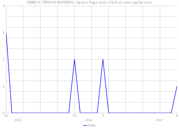 REBECA TERRON BARREIRO (Spain) Page visits 2024 
