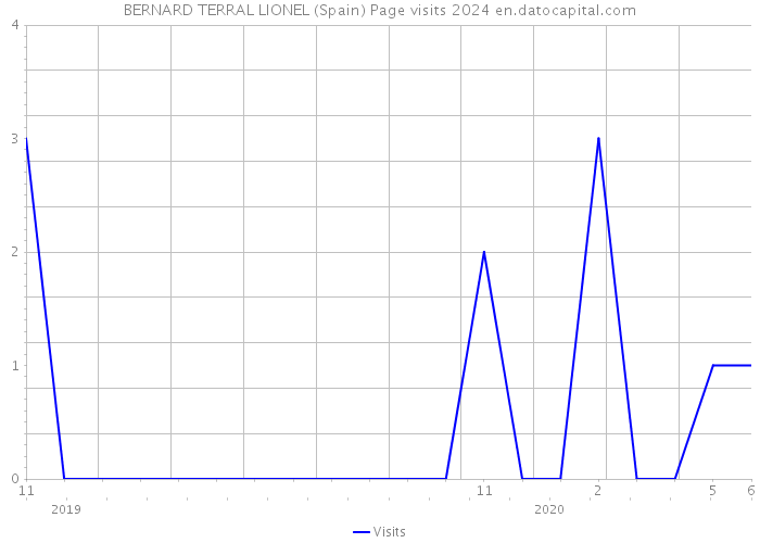 BERNARD TERRAL LIONEL (Spain) Page visits 2024 