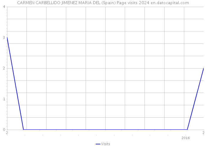 CARMEN CARBELLIDO JIMENEZ MARIA DEL (Spain) Page visits 2024 