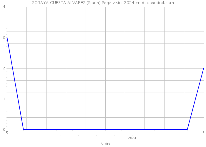 SORAYA CUESTA ALVAREZ (Spain) Page visits 2024 
