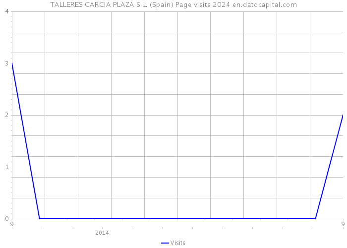 TALLERES GARCIA PLAZA S.L. (Spain) Page visits 2024 