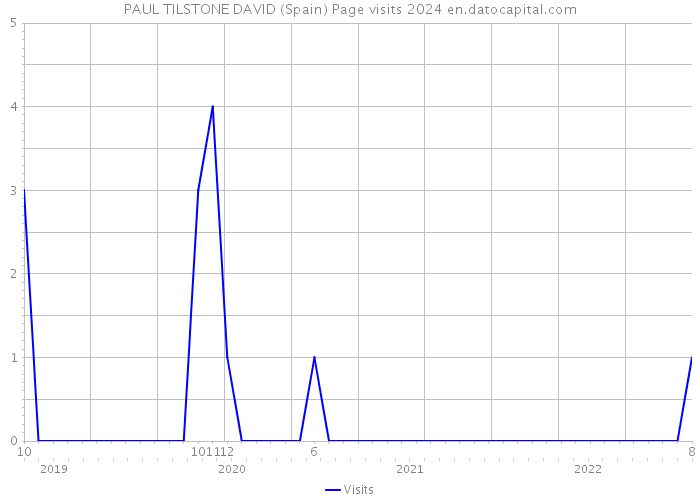 PAUL TILSTONE DAVID (Spain) Page visits 2024 