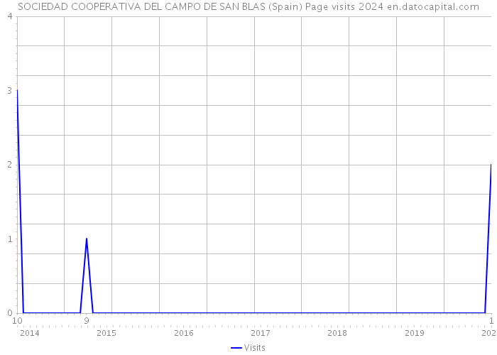 SOCIEDAD COOPERATIVA DEL CAMPO DE SAN BLAS (Spain) Page visits 2024 