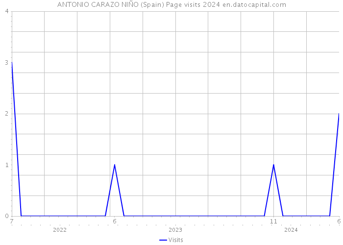 ANTONIO CARAZO NIÑO (Spain) Page visits 2024 