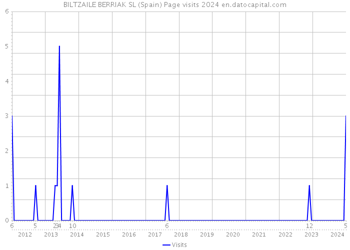 BILTZAILE BERRIAK SL (Spain) Page visits 2024 