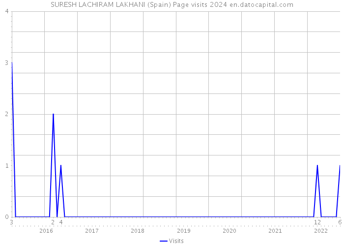 SURESH LACHIRAM LAKHANI (Spain) Page visits 2024 