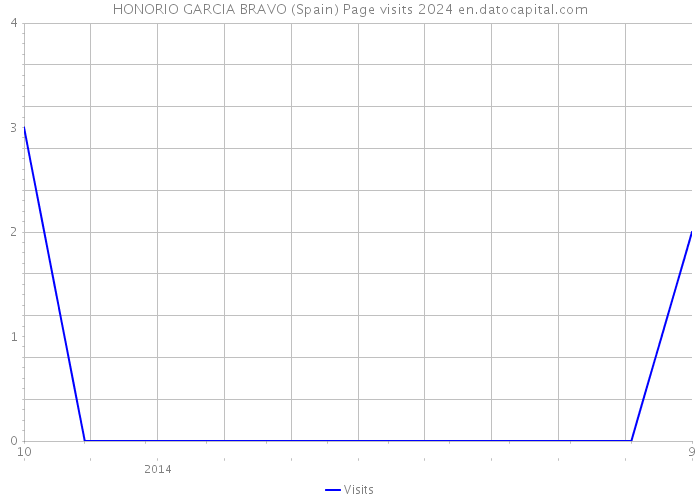 HONORIO GARCIA BRAVO (Spain) Page visits 2024 