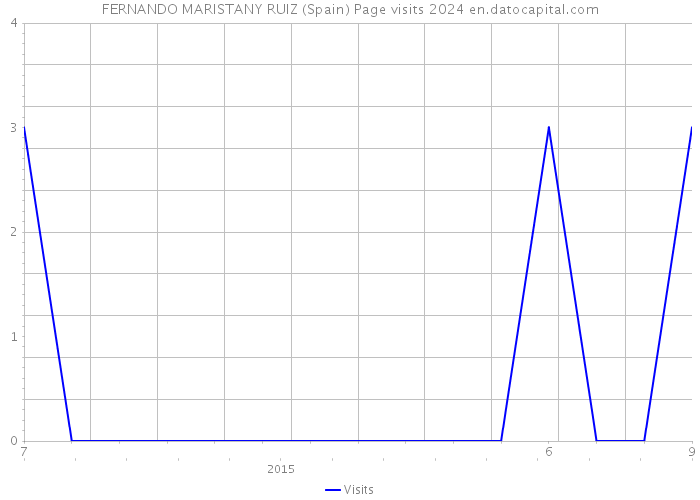 FERNANDO MARISTANY RUIZ (Spain) Page visits 2024 