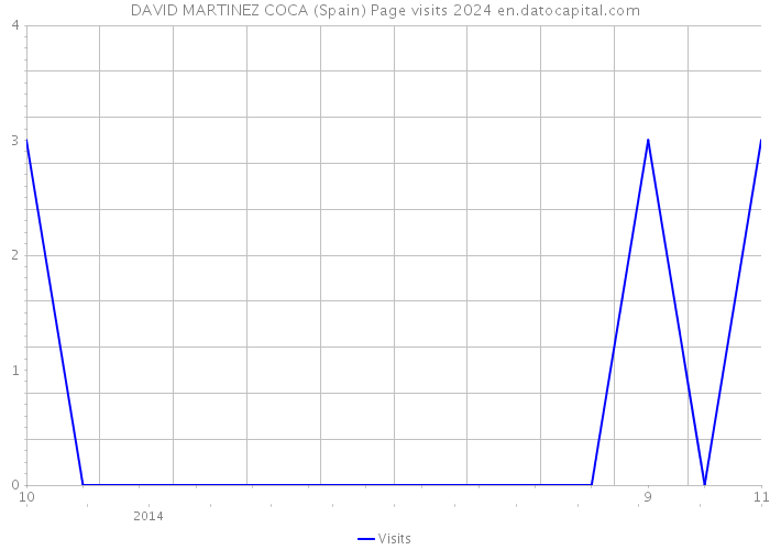 DAVID MARTINEZ COCA (Spain) Page visits 2024 