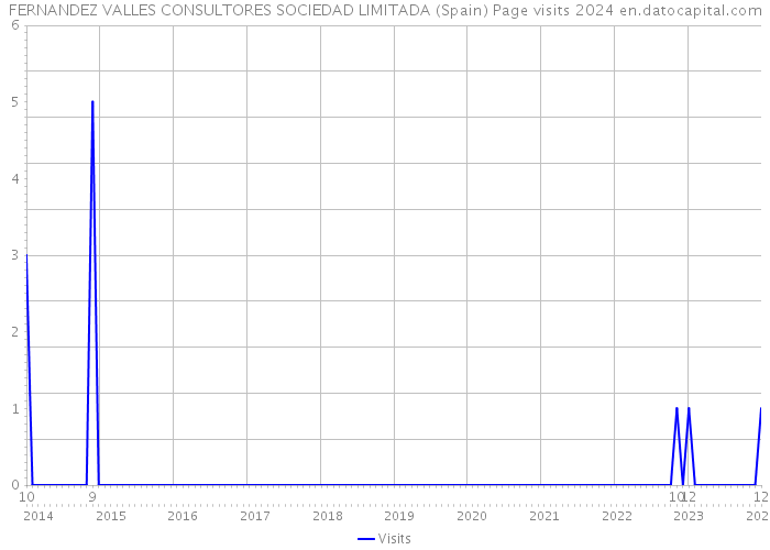 FERNANDEZ VALLES CONSULTORES SOCIEDAD LIMITADA (Spain) Page visits 2024 