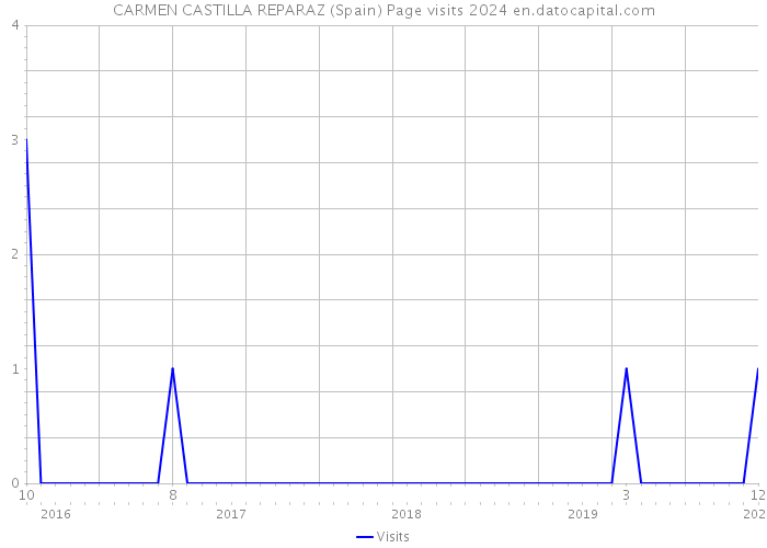 CARMEN CASTILLA REPARAZ (Spain) Page visits 2024 