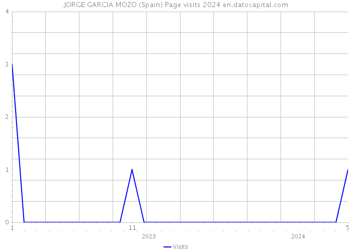 JORGE GARCIA MOZO (Spain) Page visits 2024 