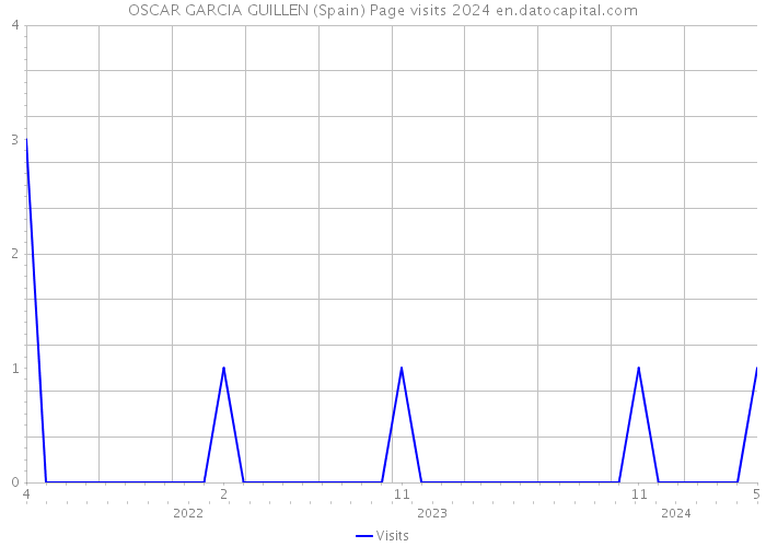 OSCAR GARCIA GUILLEN (Spain) Page visits 2024 