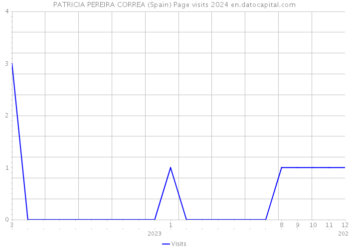 PATRICIA PEREIRA CORREA (Spain) Page visits 2024 