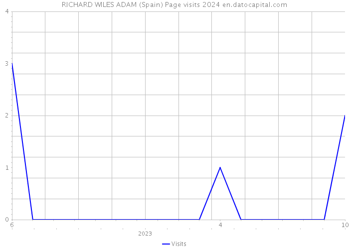 RICHARD WILES ADAM (Spain) Page visits 2024 