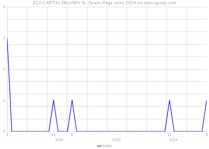 ECO CAPITAL DELIVERY SL (Spain) Page visits 2024 