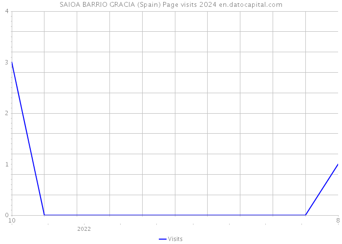 SAIOA BARRIO GRACIA (Spain) Page visits 2024 