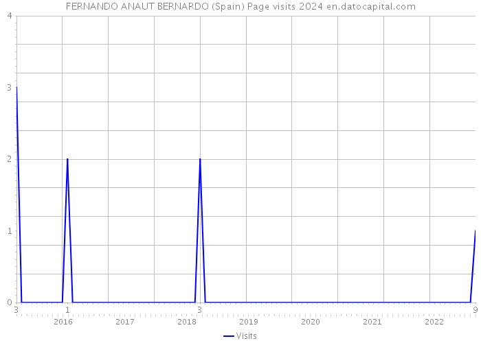 FERNANDO ANAUT BERNARDO (Spain) Page visits 2024 