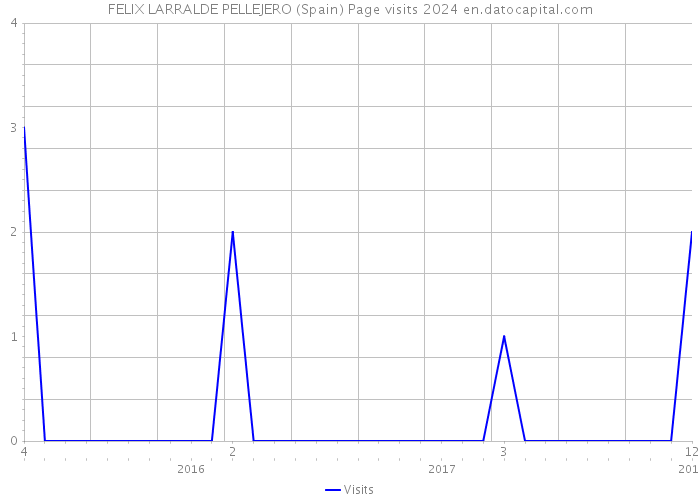 FELIX LARRALDE PELLEJERO (Spain) Page visits 2024 