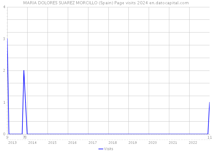 MARIA DOLORES SUAREZ MORCILLO (Spain) Page visits 2024 