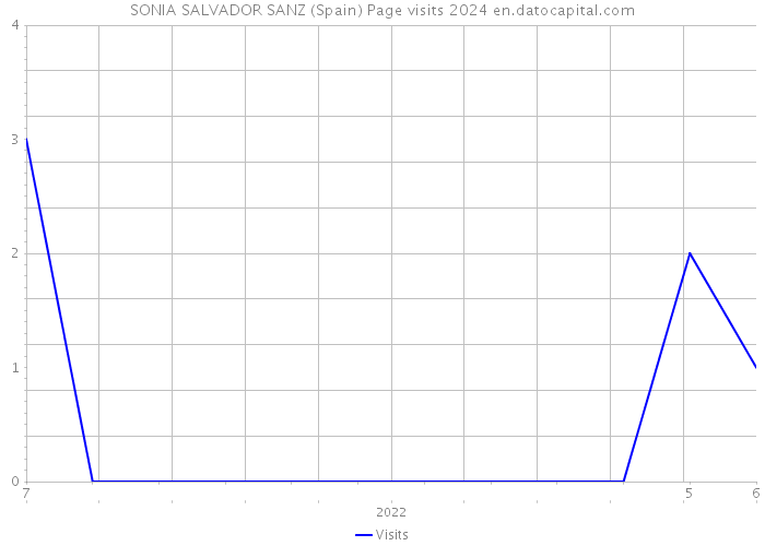 SONIA SALVADOR SANZ (Spain) Page visits 2024 