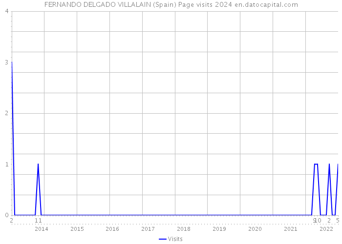 FERNANDO DELGADO VILLALAIN (Spain) Page visits 2024 