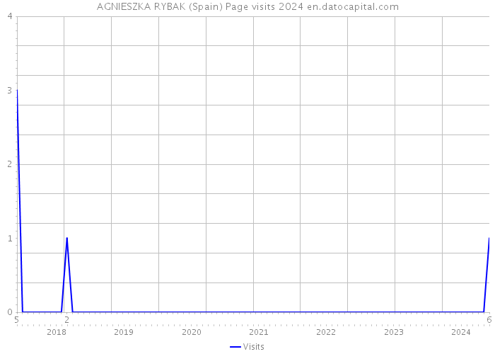 AGNIESZKA RYBAK (Spain) Page visits 2024 