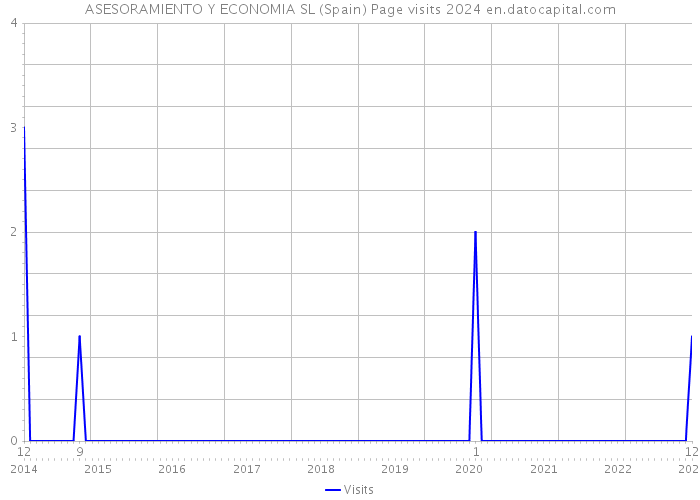 ASESORAMIENTO Y ECONOMIA SL (Spain) Page visits 2024 