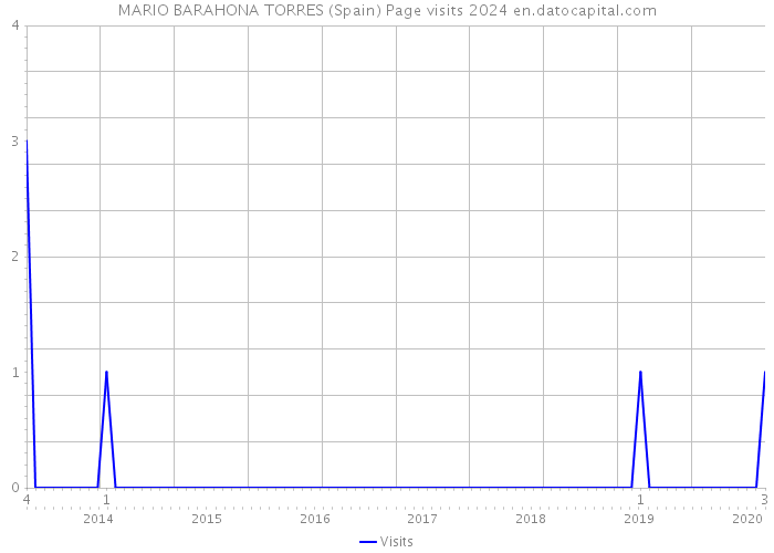 MARIO BARAHONA TORRES (Spain) Page visits 2024 