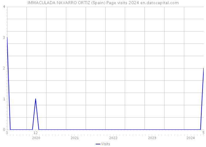 IMMACULADA NAVARRO ORTIZ (Spain) Page visits 2024 