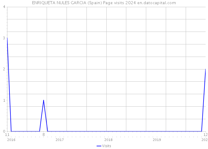 ENRIQUETA NULES GARCIA (Spain) Page visits 2024 