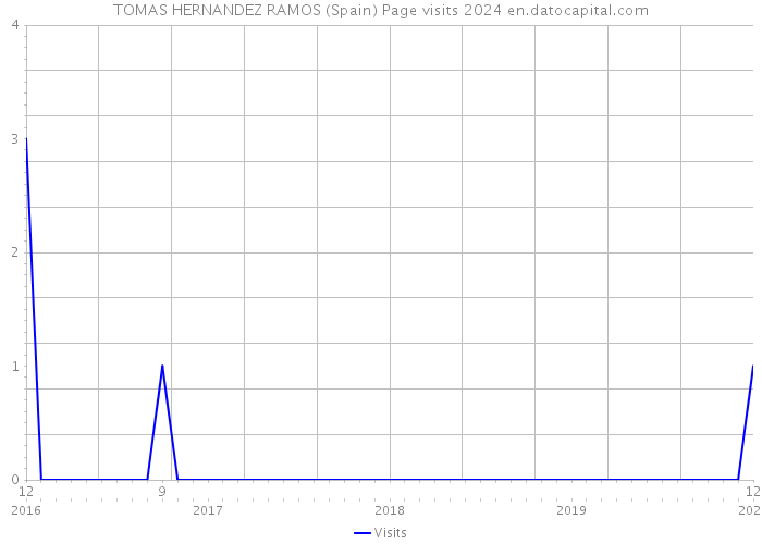 TOMAS HERNANDEZ RAMOS (Spain) Page visits 2024 