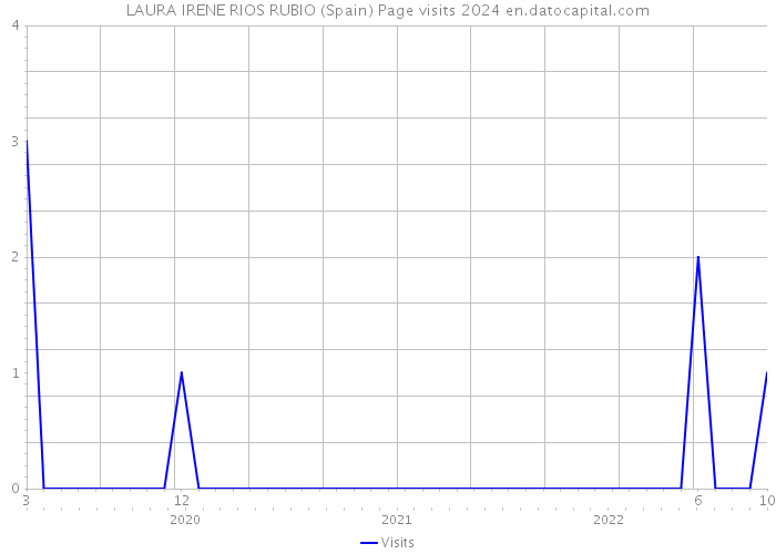 LAURA IRENE RIOS RUBIO (Spain) Page visits 2024 