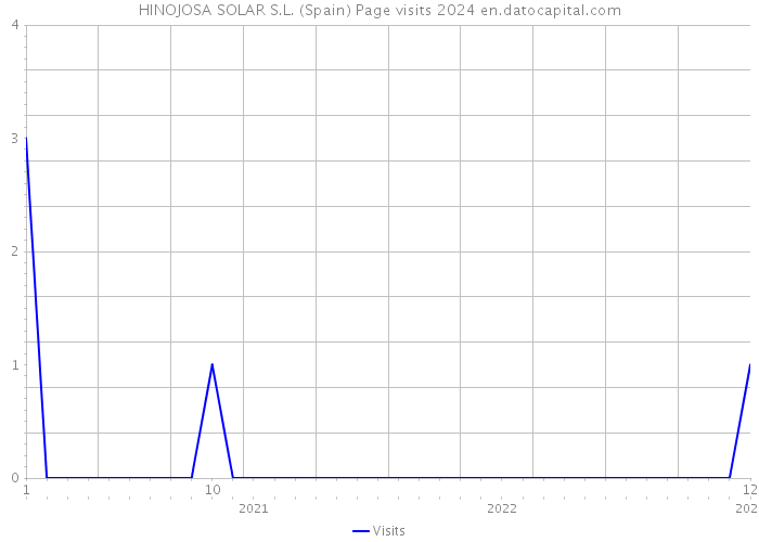 HINOJOSA SOLAR S.L. (Spain) Page visits 2024 