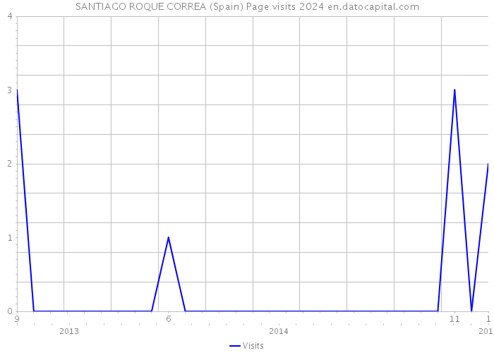 SANTIAGO ROQUE CORREA (Spain) Page visits 2024 