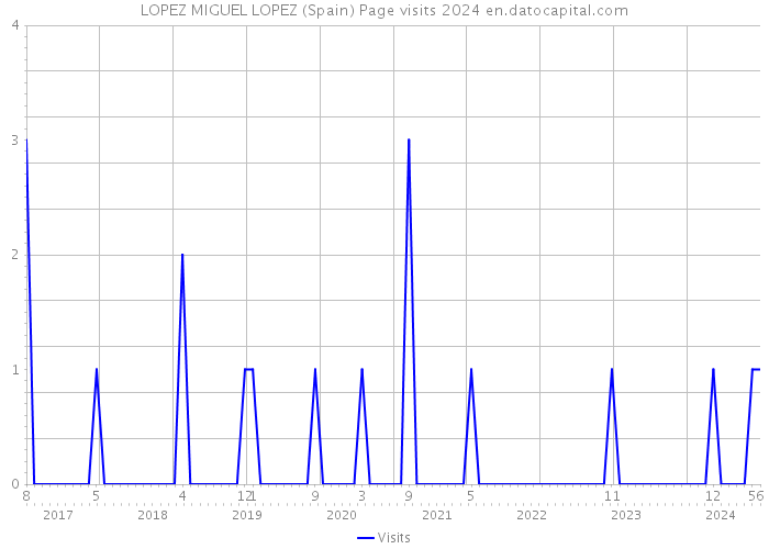 LOPEZ MIGUEL LOPEZ (Spain) Page visits 2024 