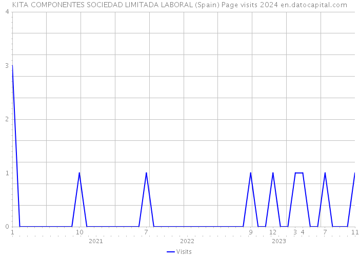 KITA COMPONENTES SOCIEDAD LIMITADA LABORAL (Spain) Page visits 2024 